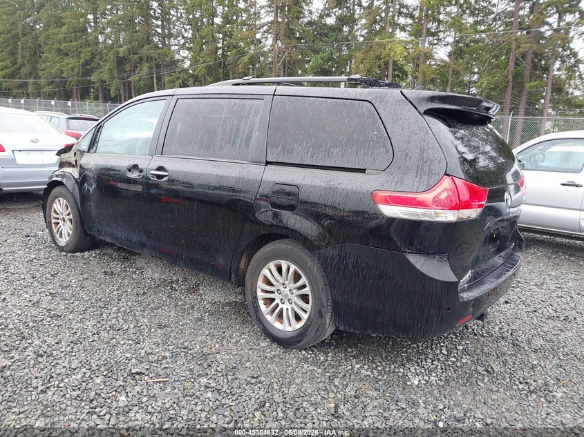 Vin: 5tdyk3dc5cs222683, lot: 45802495, toyota sienna xle v6 8 passenger 20123