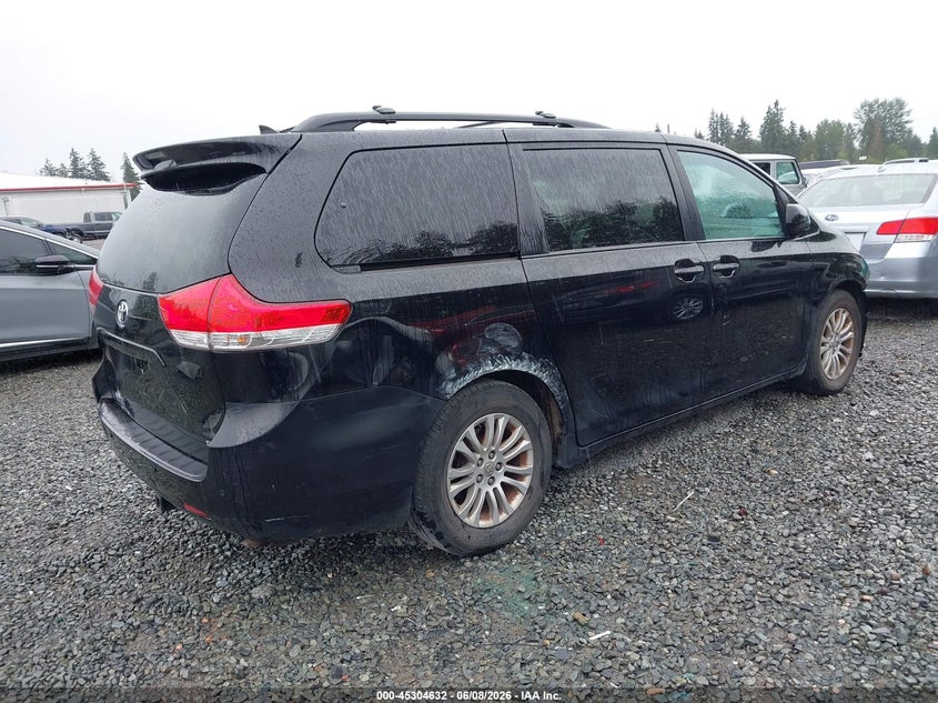 Vin: 5tdyk3dc5cs222683, lot: 45802495, toyota sienna xle v6 8 passenger 20124
