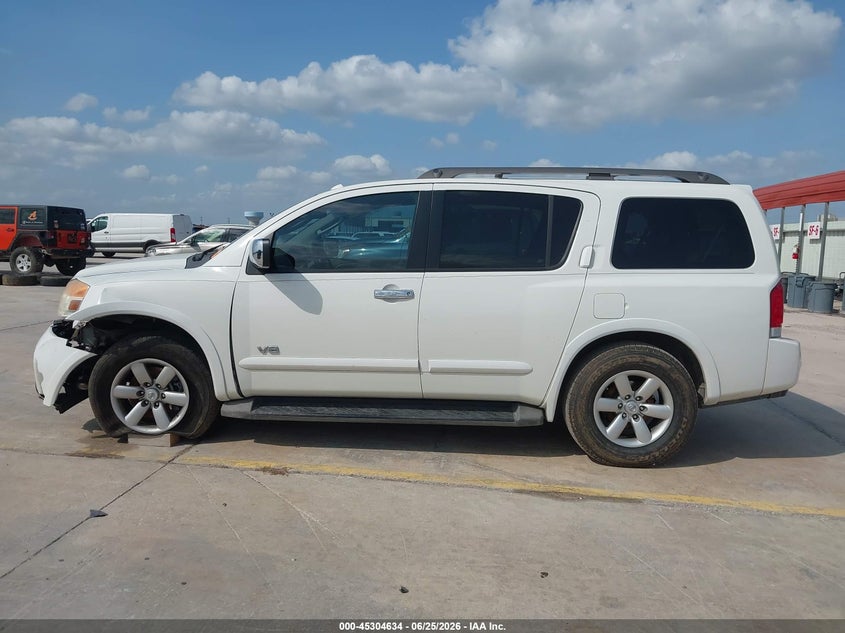 2008 Nissan Armada Se VIN: 5N1AA08D78N629676 Lot: 45304634