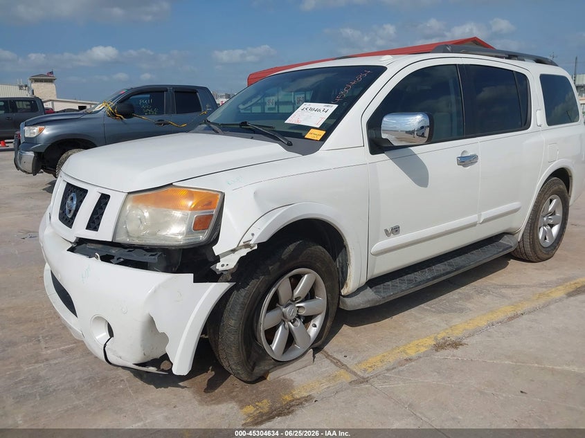 2008 Nissan Armada Se VIN: 5N1AA08D78N629676 Lot: 45304634