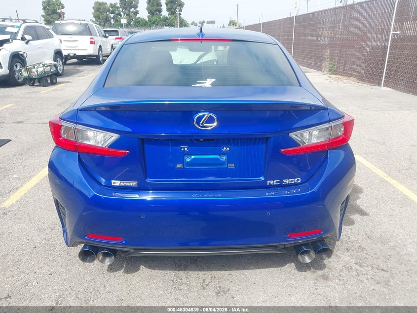 2015 Lexus Rc 350 VIN: JTHHE5BC3F5001971 Lot: 45304639