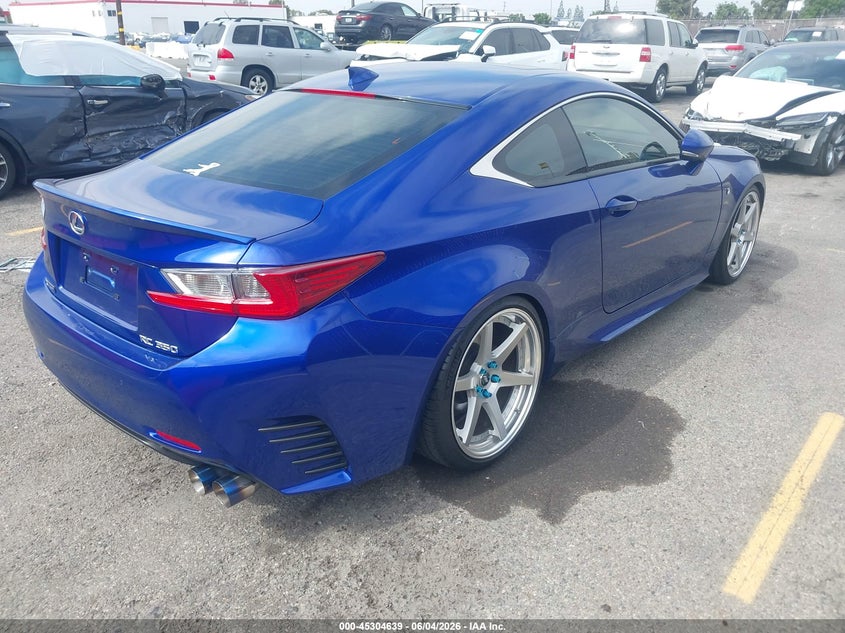 Vin: jthhe5bc3f5001971, lot: 45802502, lexus rc 350 20154