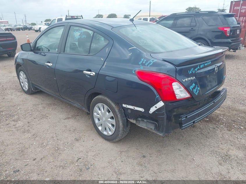 Vin: 3n1cn7ap7fl918779, lot: 45802508, nissan versa 1.6 sv 20153