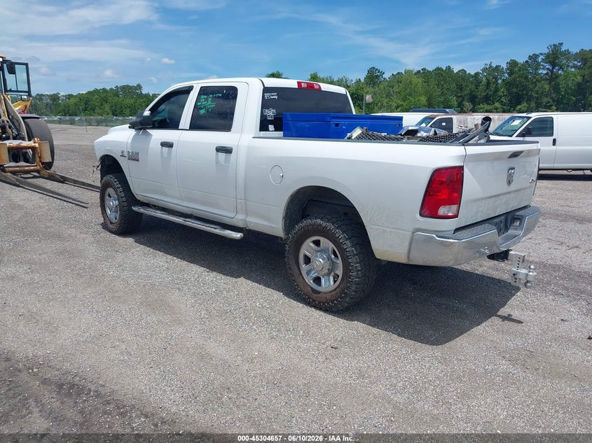 Vin: 3c6ur5cl4jg209367, lot: 45802520, ram 2500 tradesman  4x4 6'4 box 20183