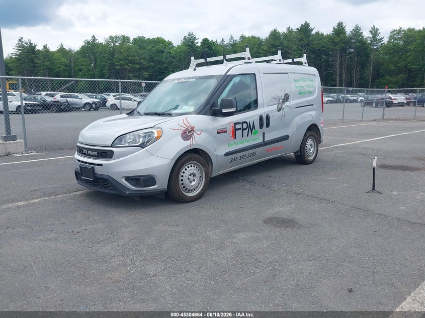 Vin: zfbhrfab4n6x73797, lot: 45802527, ram promaster city cargo van 20222