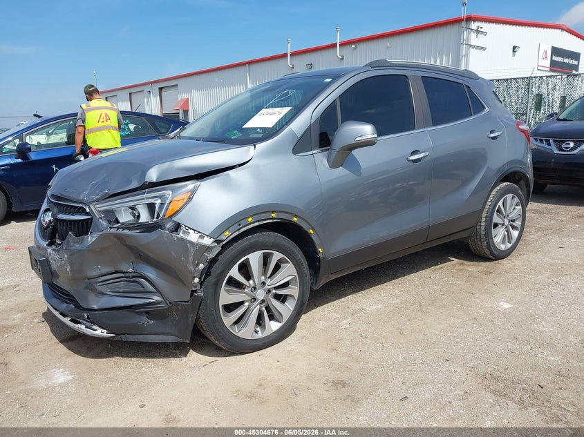 Vin: kl4cjasb0kb869116, lot: 45802539, buick encore fwd preferred 20192
