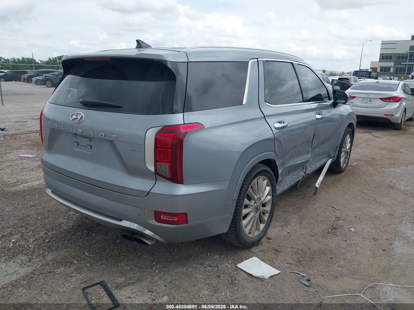 Vin: km8r5dhe2lu067238, lot: 45802554, hyundai palisade limited 20204