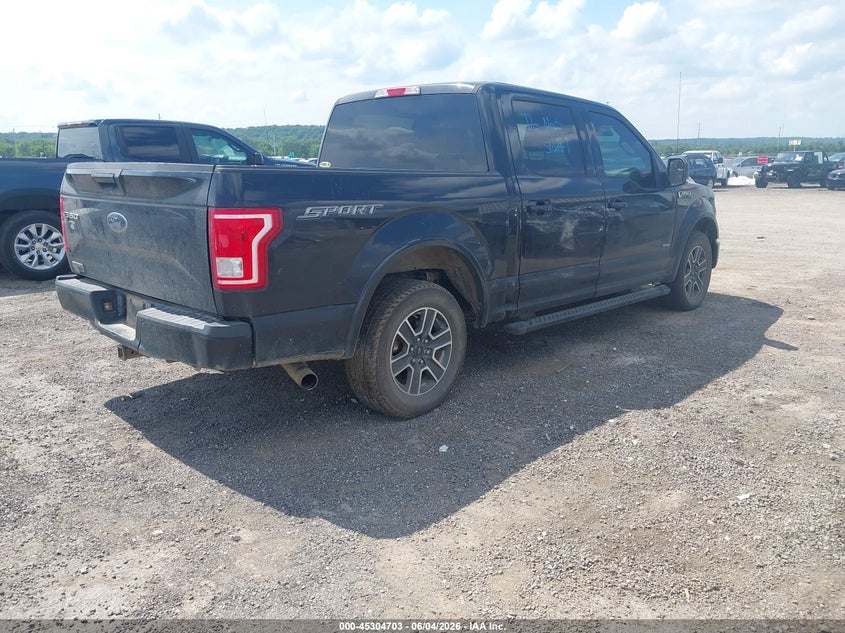Vin: 1ftew1cp1fkf21731, lot: 45802566, ford f-150 xlt 20154