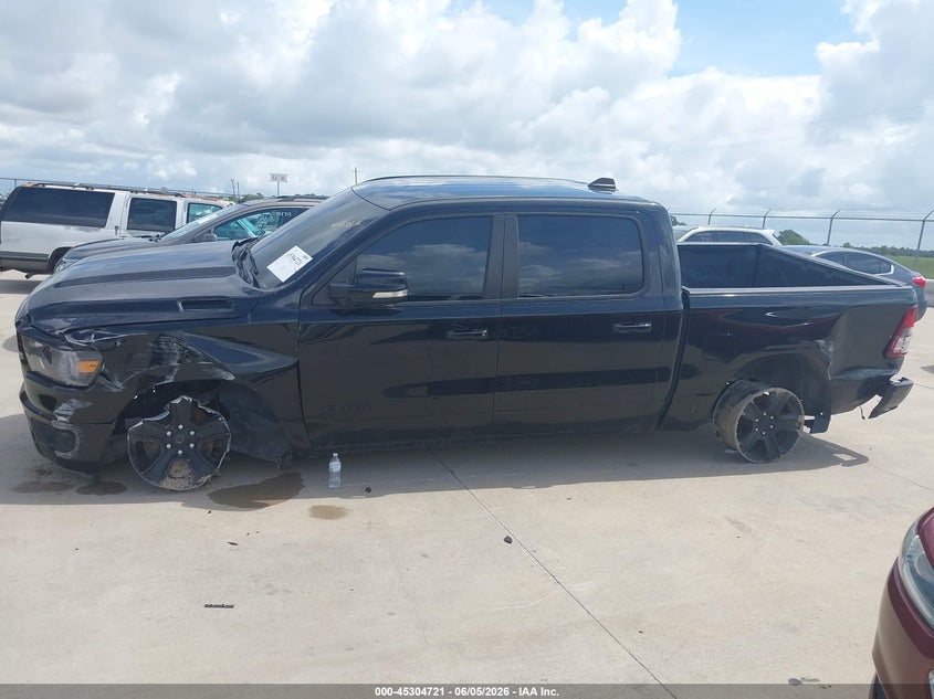 2022 Ram 1500 3.6 black Lot 111045304721 Vin 1C6RRFFG7NN362090