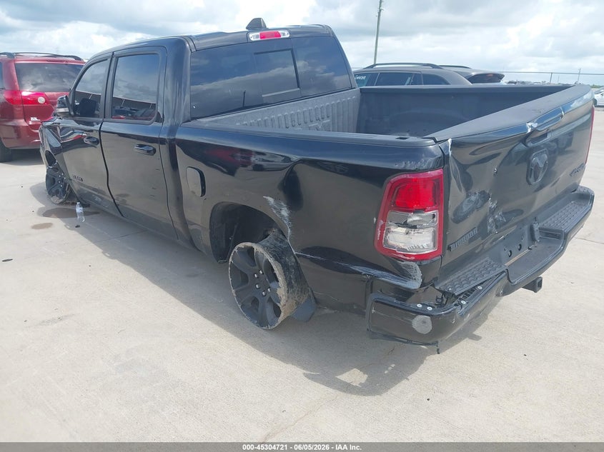 Vin: 1c6rrffg7nn362090, lot: 45802584, ram 1500 big horn  4x4 5'7 box 20223