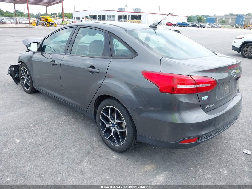 Vin: 1fadp3h21jl260434, lot: 45802587, ford focus sel 20183