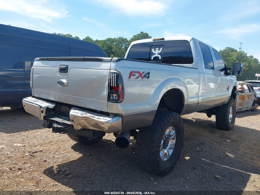 Vin: 1ft7w2bt1eea01863, lot: 45802601, ford f-250 lariat 20144