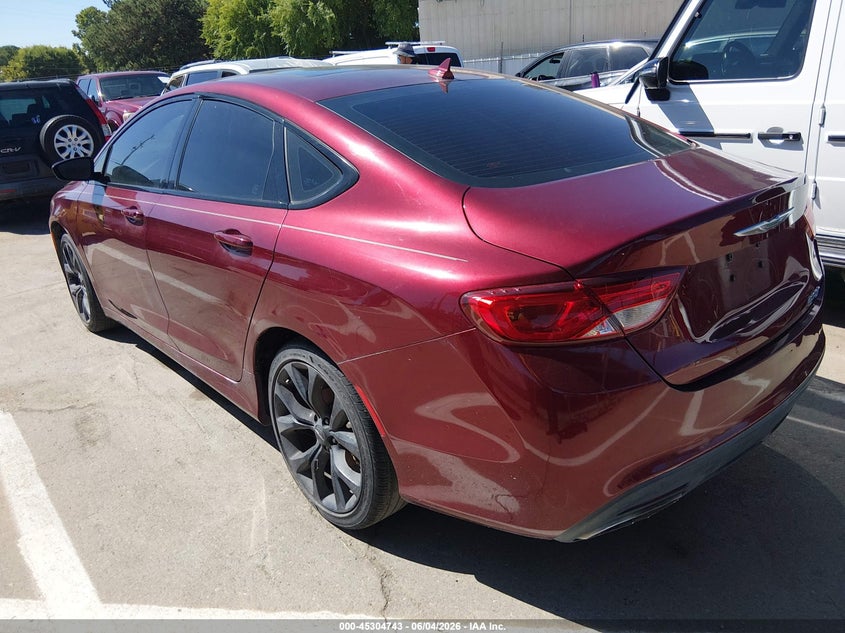 Vin: 1c3cccbb6fn650987, lot: 45802606, chrysler 200 s 20153