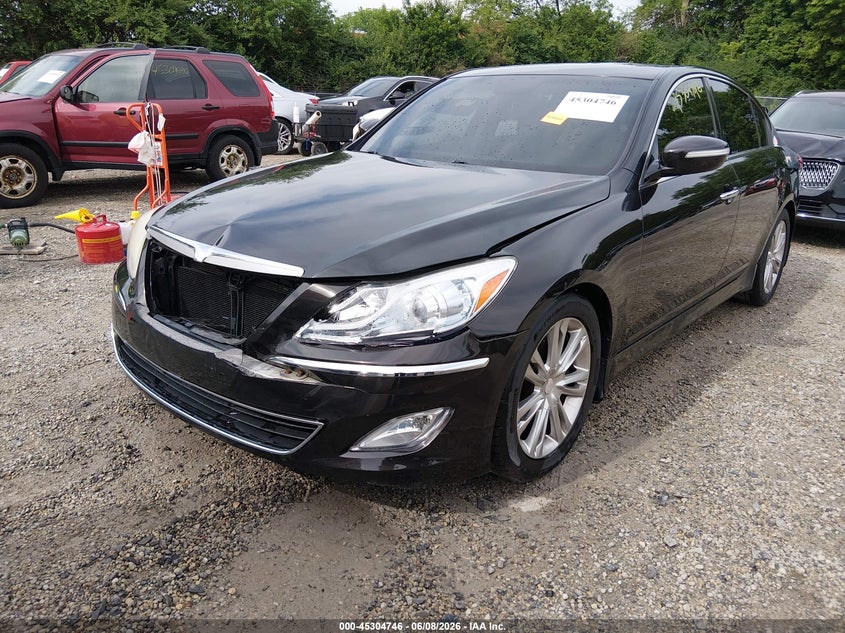 Vin: kmhgc4dd3eu260320, lot: 45802609, hyundai genesis 3.8 20142