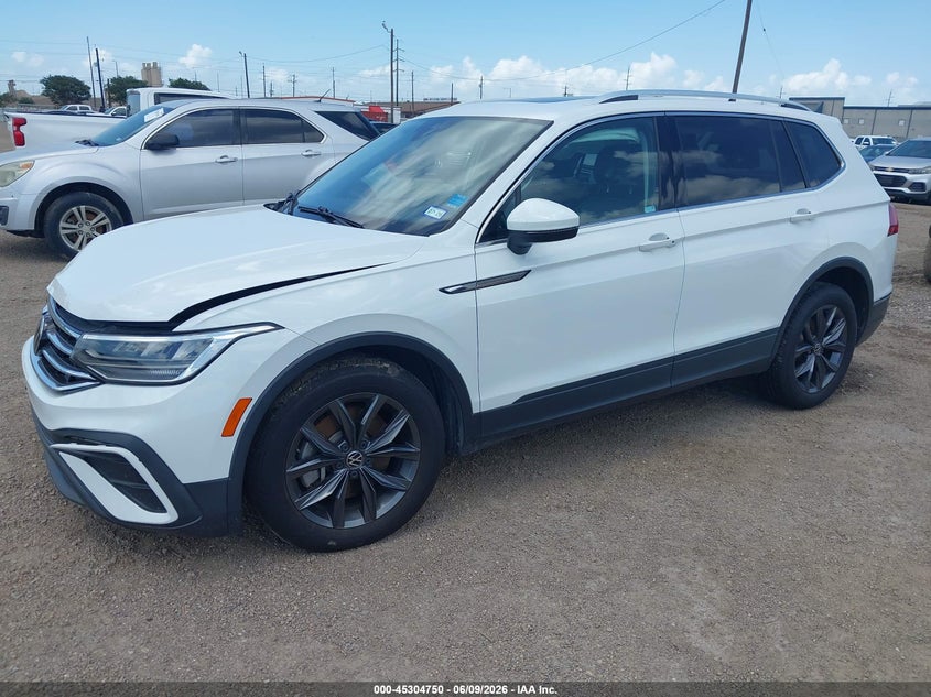 Vin: 3vv3b7ax2nm080225, lot: 45802613, volkswagen tiguan 2.0t se 20222