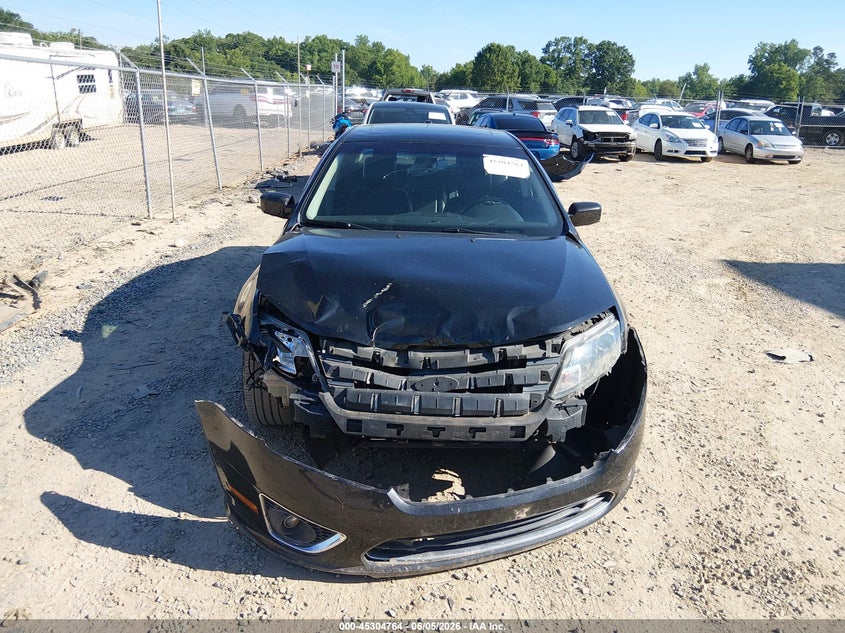 2012 Ford Fusion 3.0 Sel black Lot 111045304764 Vin 3FAHP0JG4CR347836