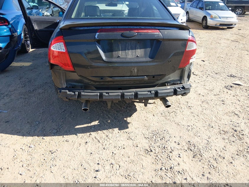 2012 Ford Fusion 3.0 Sel black Lot 111045304764 Vin 3FAHP0JG4CR347836