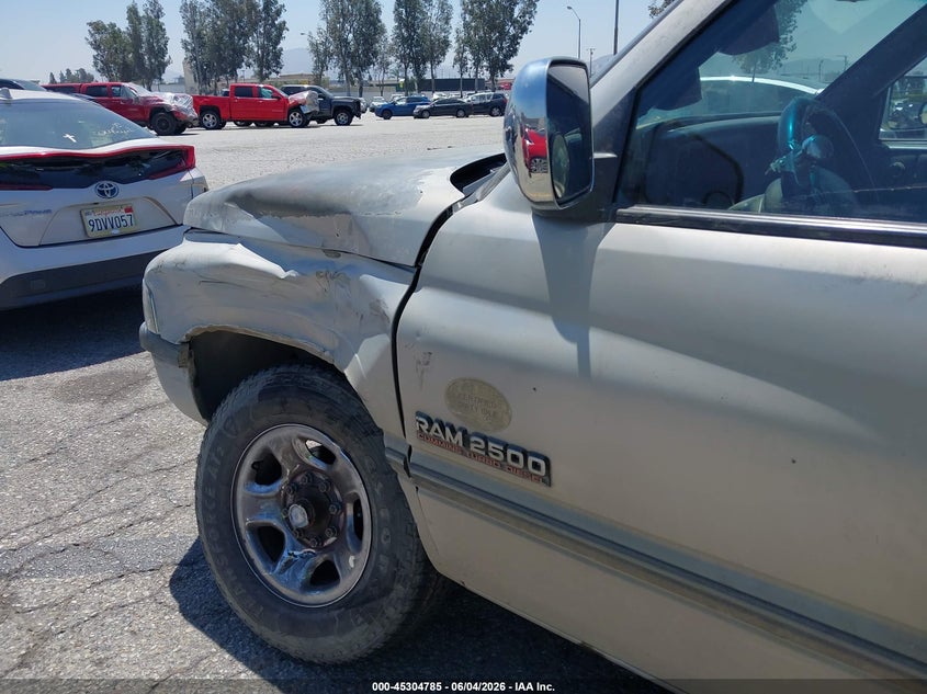 1997 Dodge Ram 2500 St VIN: 3B7KC23D1VM581796 Lot: 45304785