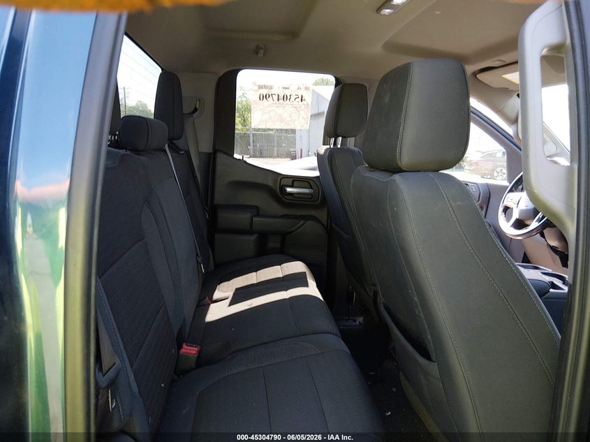2019 Chevrolet Silverado 2.7 1500 Lt blue Lot 111045304790 Vin 1GCRYDEKXKZ281188