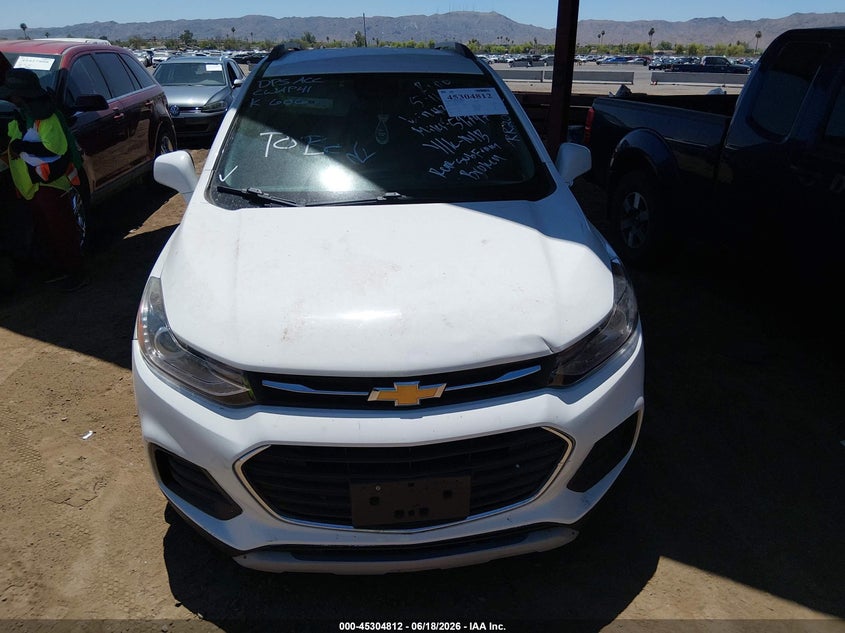 2020 Chevrolet Trax Fwd Lt VIN: KL7CJLSB5LB314341 Lot: 45304812