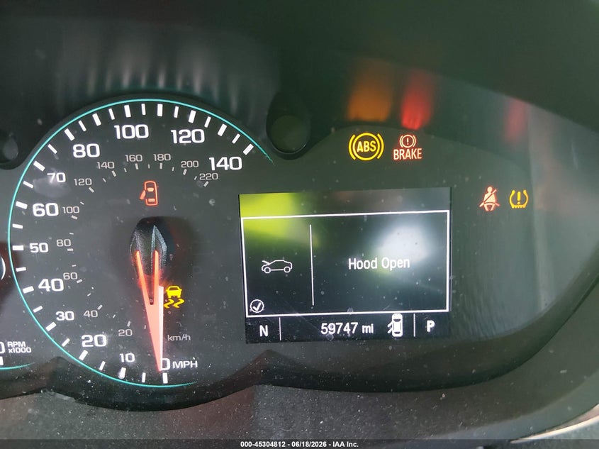 2020 Chevrolet Trax Fwd Lt VIN: KL7CJLSB5LB314341 Lot: 45304812