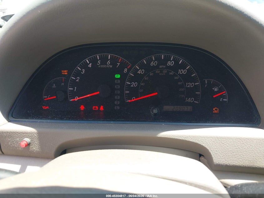 2006 Toyota Camry Le VIN: 4T1BE32K66U713296 Lot: 45304817