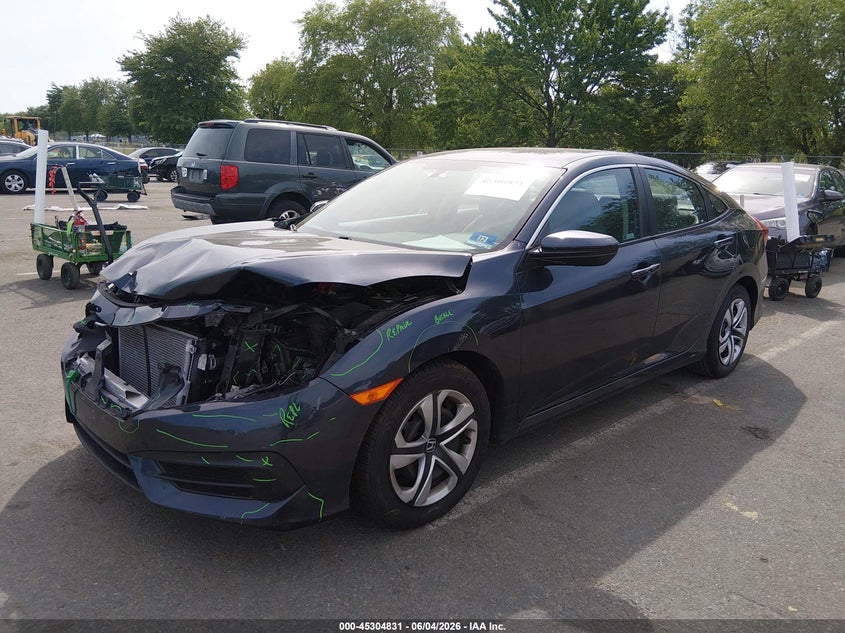 Vin: 2hgfc2f59jh564325, lot: 45802694, honda civic lx 20182