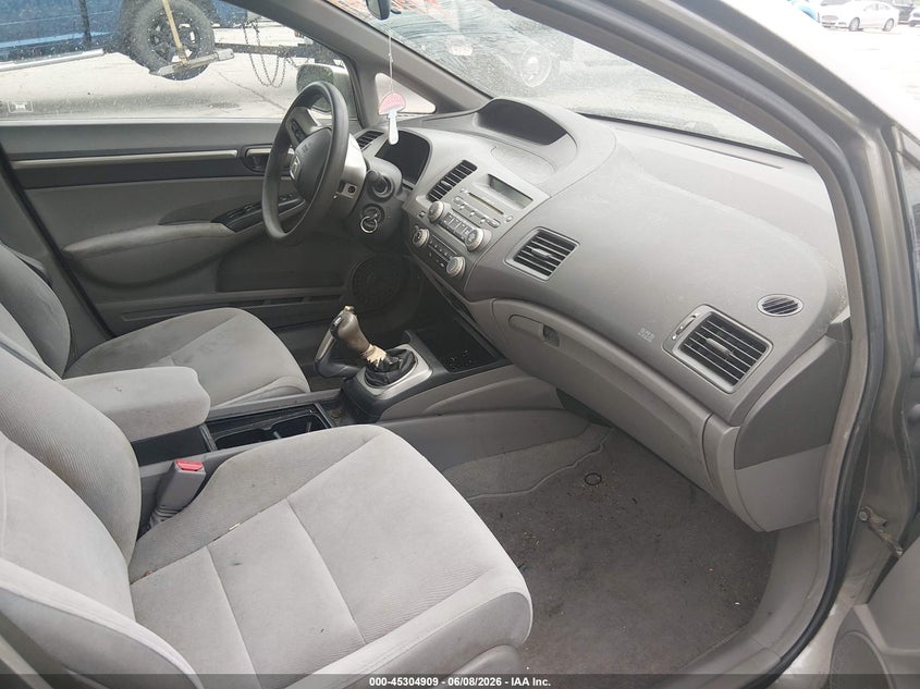 HONDA CIVIC 2007 VIN 1HGFA15877L059598