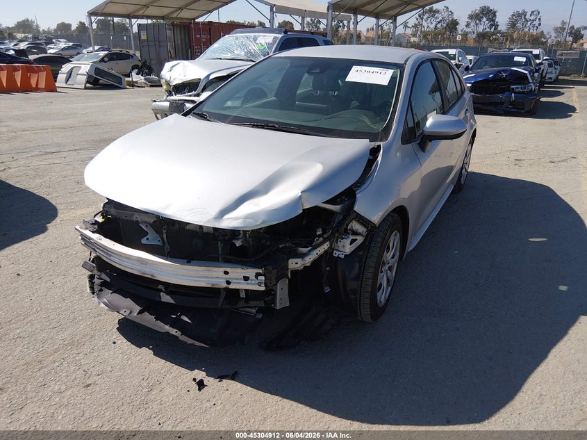 Vin: 5yfeprae4lp144256, lot: 45802775, toyota corolla le 20202