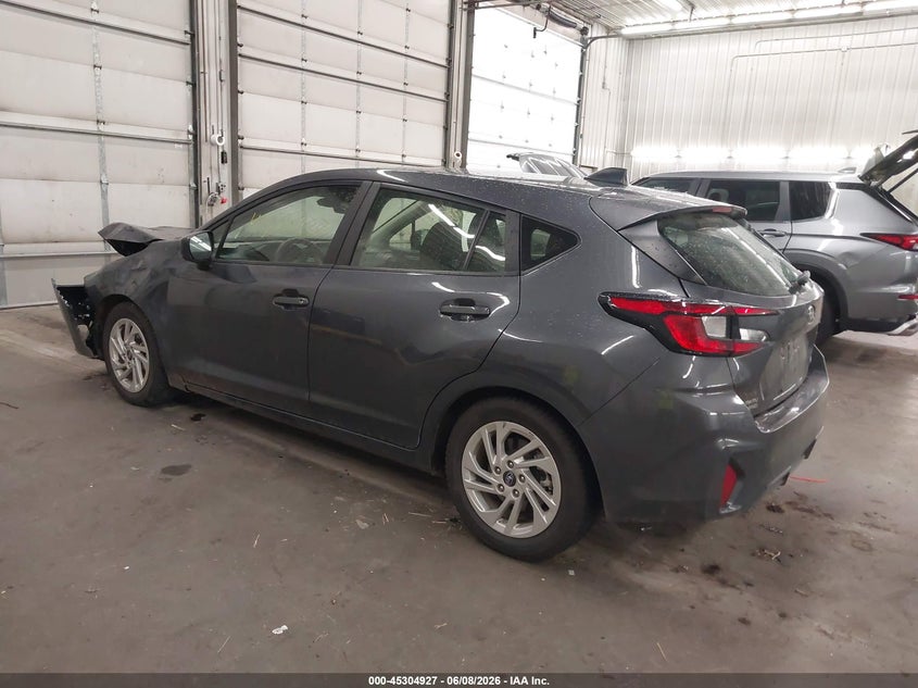 Vin: jf1guabc7s8265699, lot: 45802790, subaru impreza base 5-door 20253