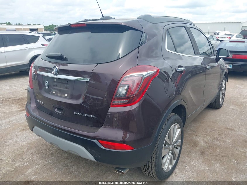 Vin: kl4cjasb1hb203097, lot: 45802801, buick encore preferred 20174