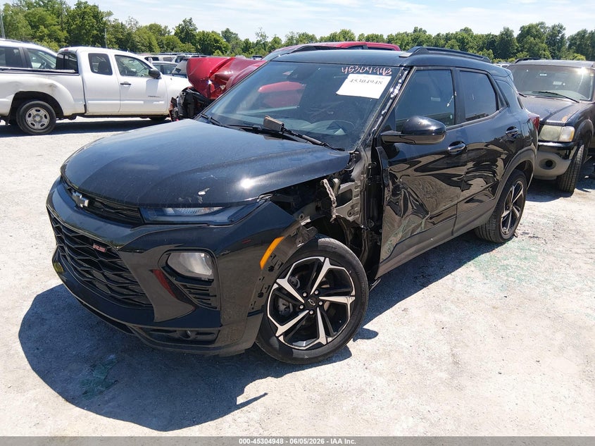 Vin: kl79musl8nb043388, lot: 45802811, chevrolet trailblazer awd rs 20222