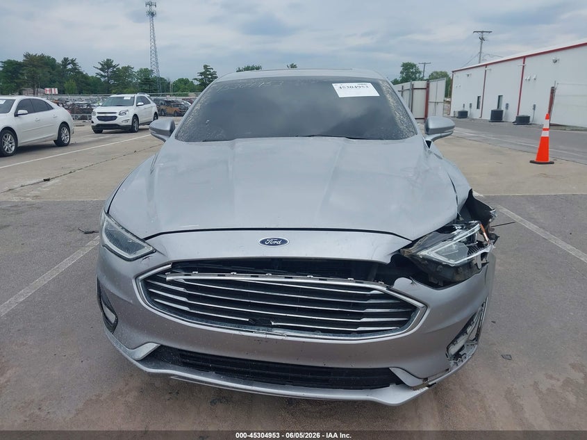 2020 Ford Fusion 2.0 silver Lot 111045304953 Vin 3FA6P0D96LR151823