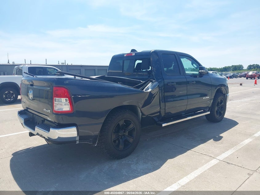 Vin: 1c6srfbt4mn559608, lot: 45802830, ram 1500 big horn  4x4 6'4 box 20214