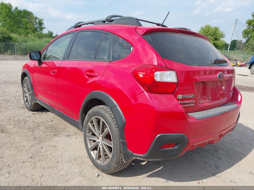 Vin: jf2gpabc8g8295448, lot: 45802837, subaru crosstrek 2.0i premium 20163