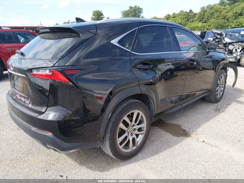 Vin: jtjyarbz4f2009021, lot: 45802846, lexus nx 200t 20154