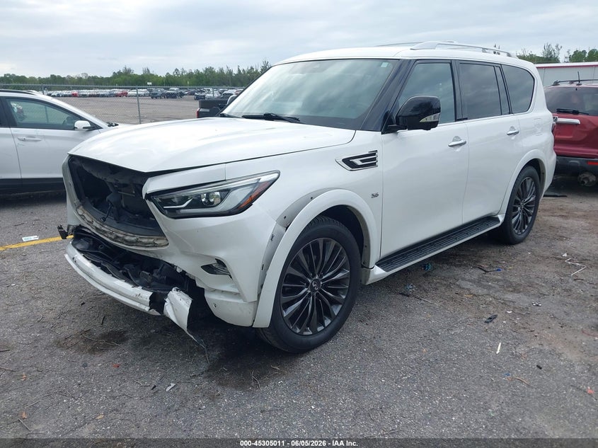 Vin: jn8az2nf6l9702881, lot: 45802874, infiniti qx80 luxe 20202