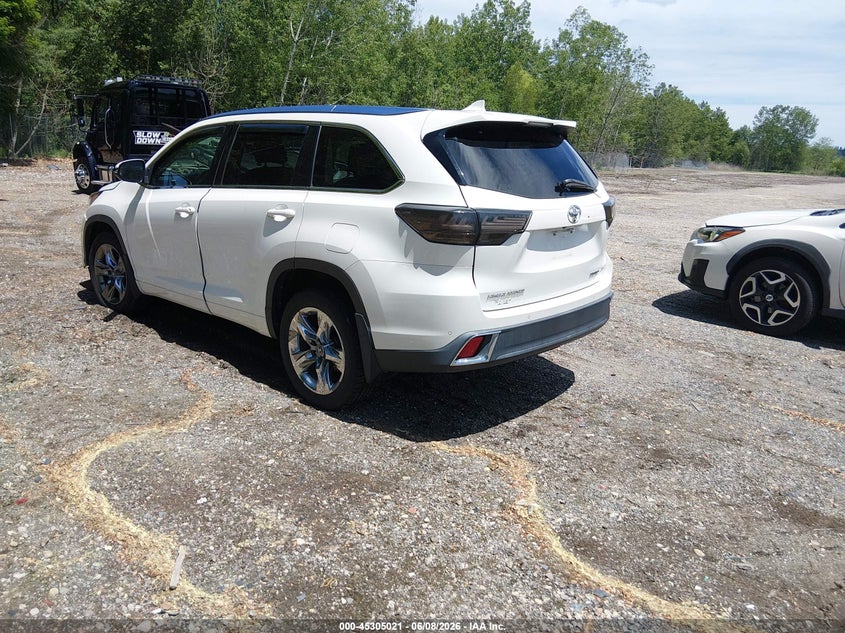 Vin: 5tddzrfh0js866434, lot: 45802884, toyota highlander limited platinum 20183