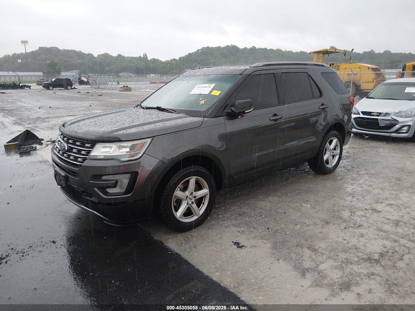 Vin: 1fm5k8d82ggd02059, lot: 45802921, ford explorer xlt 20162