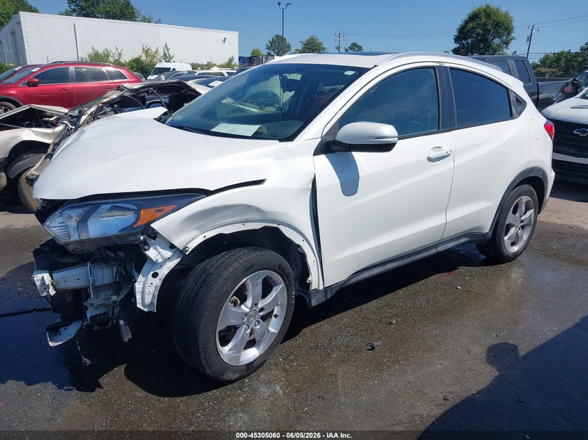 Vin: 3czru5h73gm715365, lot: 45802923, honda hr-v ex-l 20162