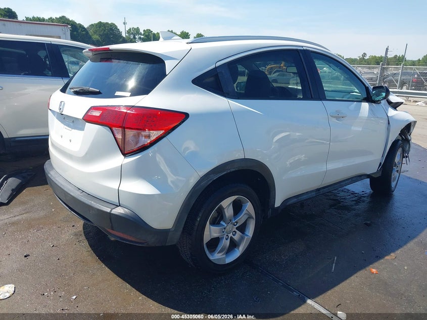 Vin: 3czru5h73gm715365, lot: 45802923, honda hr-v ex-l 20164
