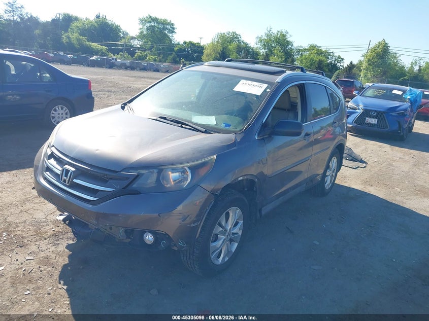 Vin: 5j6rm4h75cl021766, lot: 45802961, honda cr-v ex-l 20122