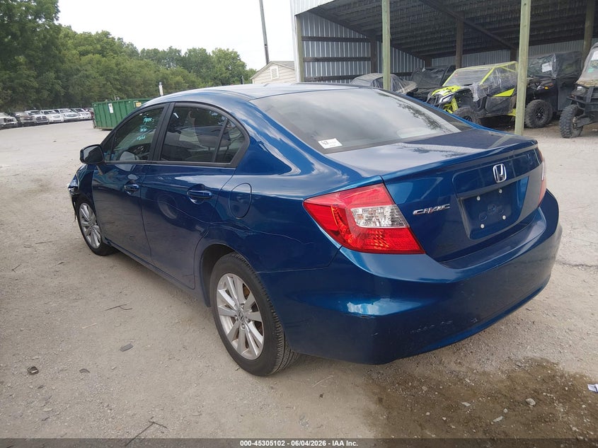 Vin: 19xfb2f96ce033408, lot: 45802965, honda civic ex-l 20123