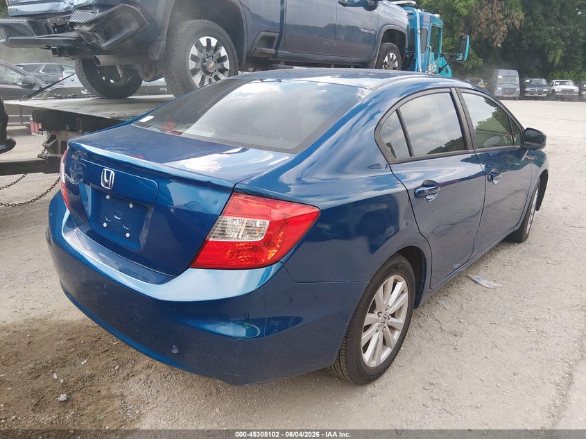 Vin: 19xfb2f96ce033408, lot: 45802965, honda civic ex-l 20124