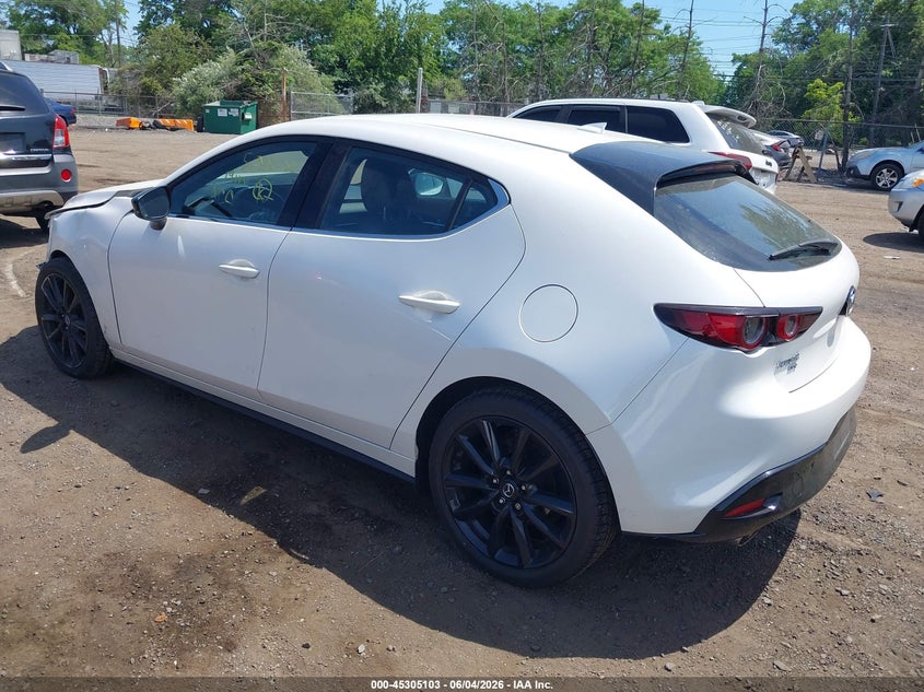 Vin: jm1bpbjy9m1327341, lot: 45802966, mazda mazda3 2.5 turbo 20213