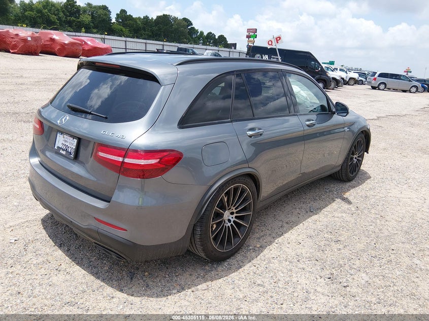 Vin: wdc0g6eb8hf200135, lot: 45802978, mercedes-benz amg glc 43 4matic 20174