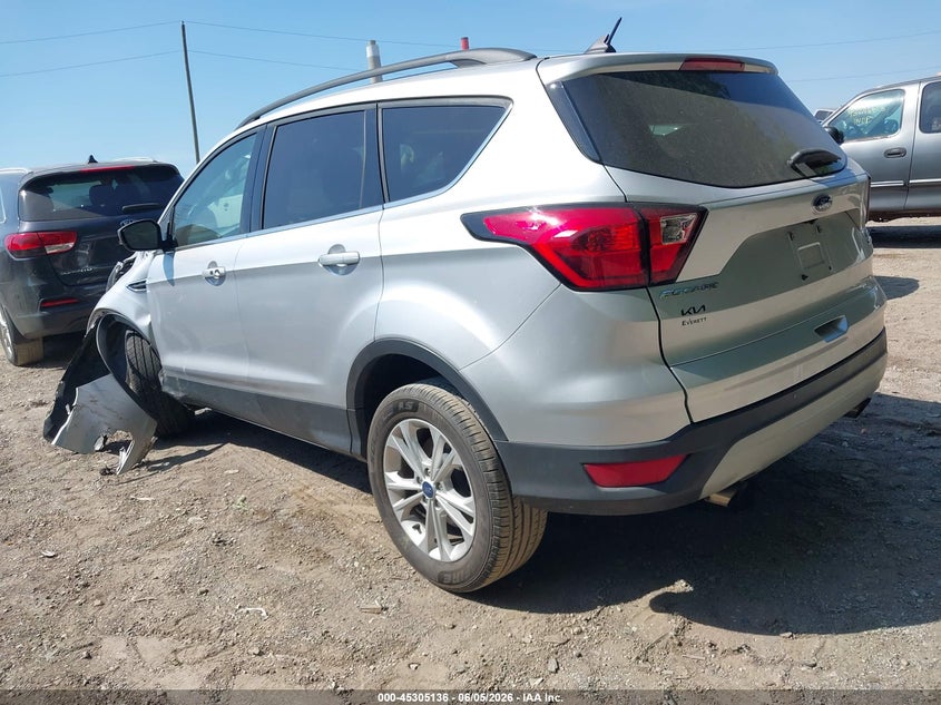 Vin: 1fmcu0hd4kub47230, lot: 45802999, ford escape sel 20193