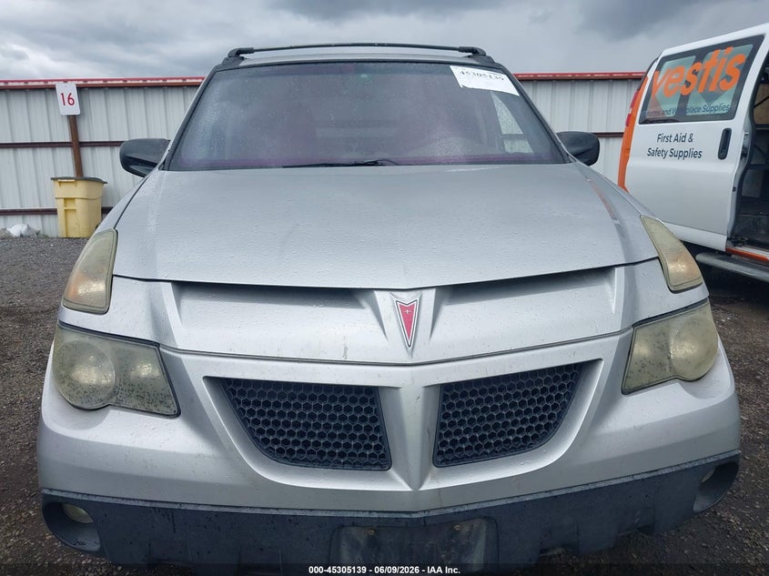 2005 PONTIAC AZTEK SPORT UTILITY VEHICLE 3.4L V-6 185HP