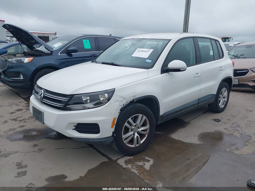 2012 Volkswagen Tiguan S WVGAV7AX7CW567572 photo 1