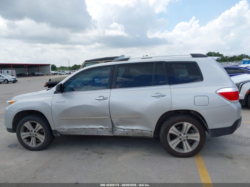 2012 Toyota Highlander 3.5 Limited V6 silver Lot 111045305175 Vin 5TDYK3EH6CS076806
